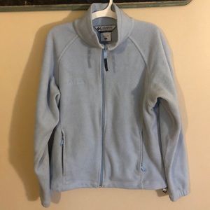 Warm Columbia light blue zip up!